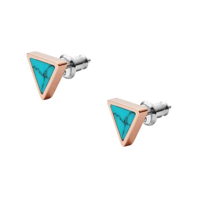 Fossil hot sale triangle earrings