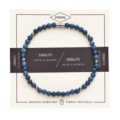 Bracelet fossil homme bleu new arrivals