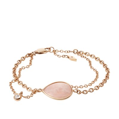 Fossil rose store quartz bracelet