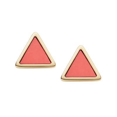 Fossil hot sale triangle earrings