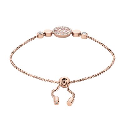 Bracelet FOSSIL Femme Acier Rose Doré avec Nacre - JF02905791