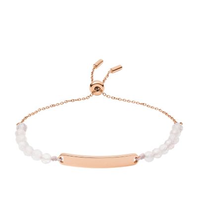 Fossil rose store quartz bracelet