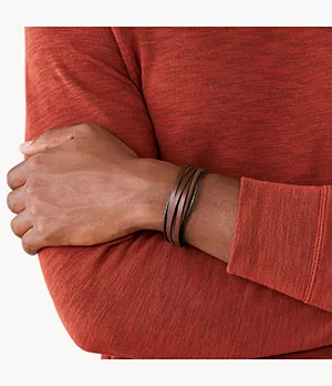 Multi-Wrap Brown Bracelet