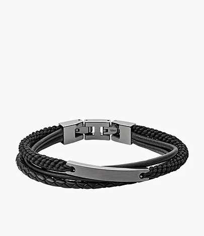 - Steel Casual JF03185793 Fossil Bracelet - Vintage Multi-Strand