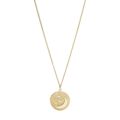 Sun Moon Star Necklace - in Silver or Gold