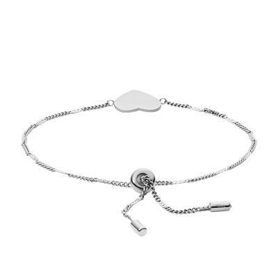 Drew Heart Stainless Steel Bracelet - JF03329040 - Fossil