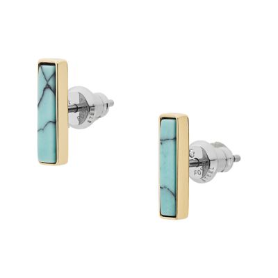 Mens deals turquoise earrings