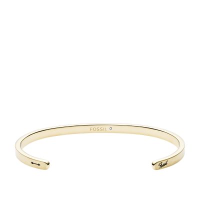 Modern Americana Gold-Tone Stainless Steel Cuff Bracelet