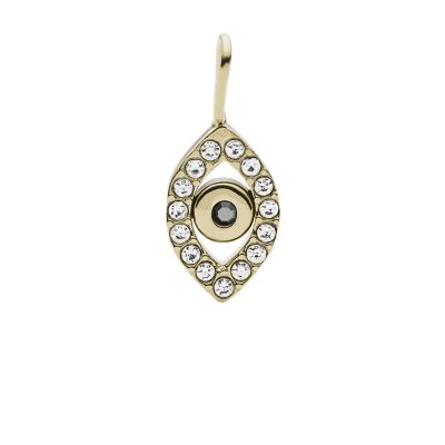 Corra Oh So Charming Gold-Tone Stainless Steel Evil Eye Charm