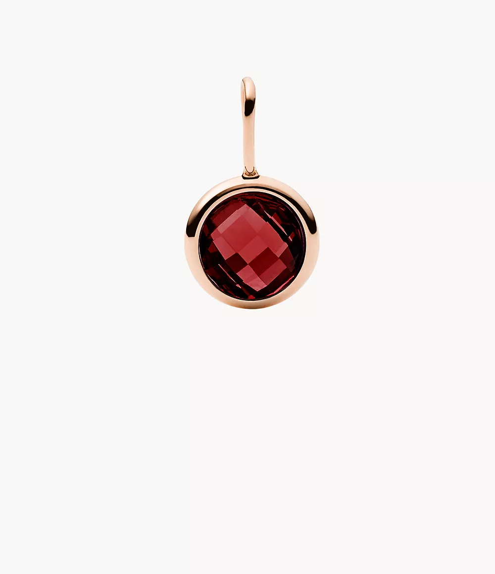Image of Oh So Charming Garnet Charm
