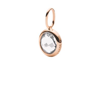 Fossil on sale charms rosegold