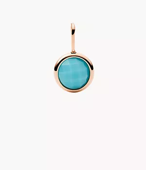 Corra Oh So Charming Turquoise Birthstone Charm