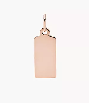 Corra Oh So Charming Rose Gold-Tone Stainless Steel Charm