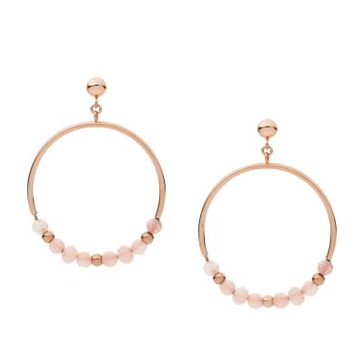 boucles d'oreilles pendantes acier inoxydable rondelle pierre goutte strass  femme 0322531 - Grossiste Bijoux Parissima