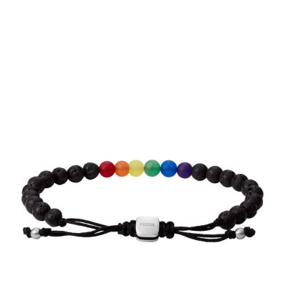 Beaded rainbow bracelet sale