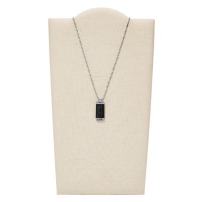 Collier pendentif - en acier inoxydable JF03725040 Fossil 