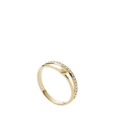 JF03749710  Fossil Bague pour Femme Vintage Iconic All Stacked Up