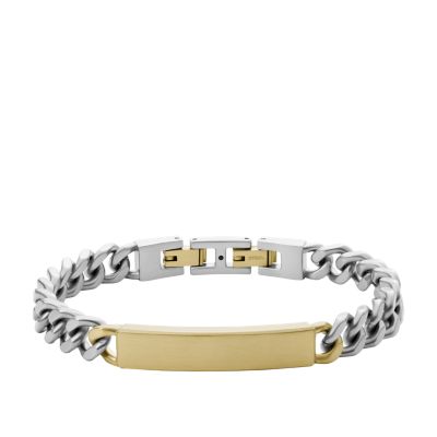 Core Essentials Two tone Stainless Steel Id Bracelet JF03857998