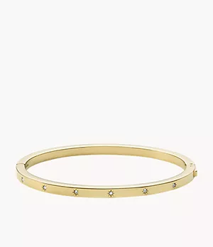 Sutton Shine Bright Gold-Tone Stainless Steel Cuff Bracelet