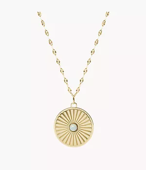 Val Celestial White Opal Pendant Necklace