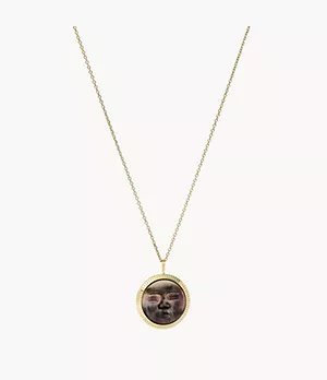 Georgia Lunar Nights Black Mother-of-Pearl Pendant Necklace