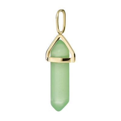 Green jade hot sale stone necklace