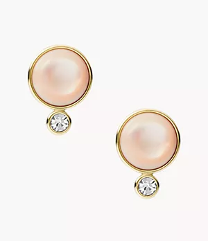 Sutton Pink Mother-of-Pearl Stud Earrings