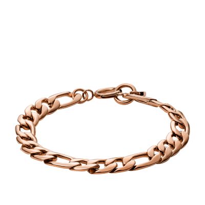 Rose gold deals cuban link bracelet