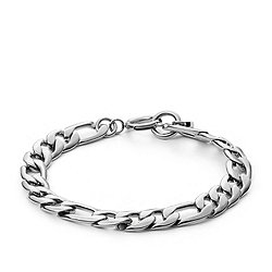 Rowan Oh So Charming Stainless Steel Chain Bracelet
