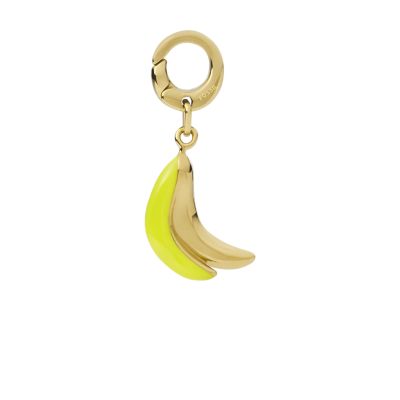 Rowan Oh So Charming Gold-Tone Stainless Steel Banana Charm