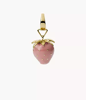 Rowan Oh So Charming Gold-Tone Stainless Steel Strawberry Charm