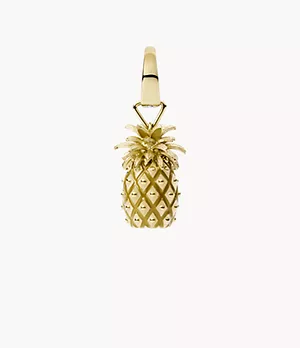 Rowan Oh So Charming Gold-Tone Stainless Steel Pineapple Charm