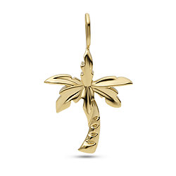 Corra Oh So Charming Gold-Tone Stainless Steel Palm Tree Charm