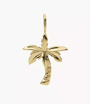 Corra Oh So Charming Gold-Tone Stainless Steel Palm Tree Charm