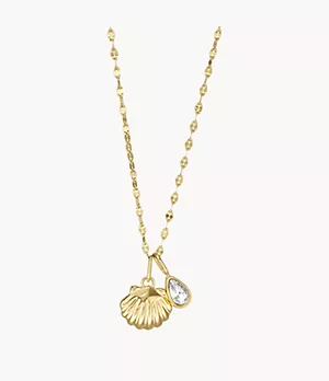 Georgia By The Shore White Pearl Shell Pendant Necklace