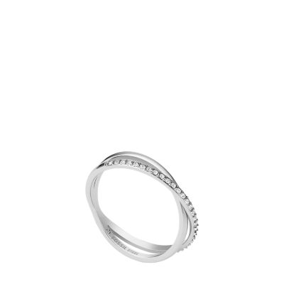 Sadie All Stacked Up Stainless Steel Band Ring