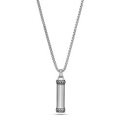 Dress Chevron Stainless Steel Pendant Necklace