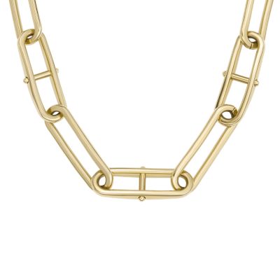 Necklace Chain Golden Stainless Steel Link Cable Chains - Temu