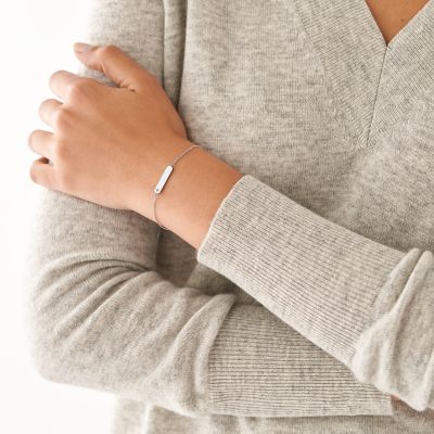 Drew Stainless Steel Bar Chain Bracelet