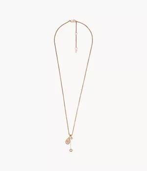 Classic Teardrop White Mother-of-Pearl Pendant Necklace