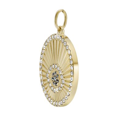 OOZOO Jewellery - SN-2019 - Halskette Evil Eye Charm - Gold