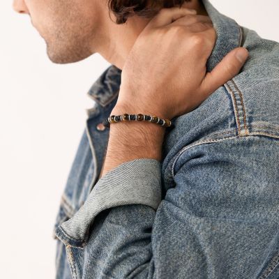 Armband Tigerauge - JF04199040 - Fossil | Edelstahlarmbänder