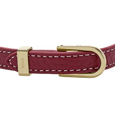 Bracelet Fossil femme Wellness rouge