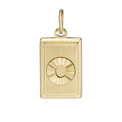 Oh So Charming Gold-Tone Stainless Steel Initial Charm - JF04268710 - Watch  Station