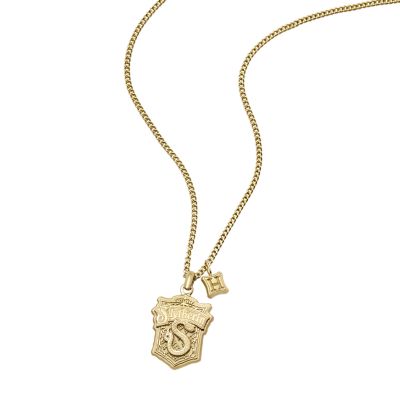 Limited Edition Harry Potter™ Slytherin™ Gold-Tone Stainless Steel Chain  Necklace - JF04297710 - Fossil