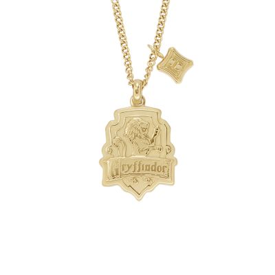 Limited Edition Harry Potter™ Gryffindor™ Gold-Tone Stainless Steel Chain Necklace