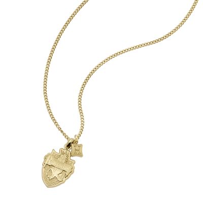 Collier à chaîne Harry Potter™ château de Poudlard™ en édition limitée en  acier inoxydable, doré - JF04303710 - Fossil