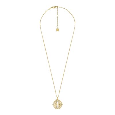 Collana a catena Harry Potter™ Giratempo™ in edizione limitata in acciaio  color oro - JF04302710 - Fossil