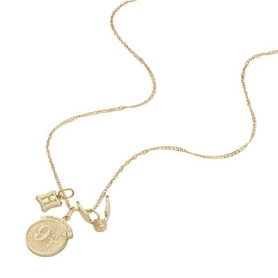 Limited Edition Harry Potter™ Gold-Tone Stainless Steel Chain Necklace -  JF04310710 - Fossil