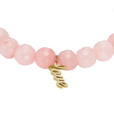 Fossil rose deals quartz bracelet